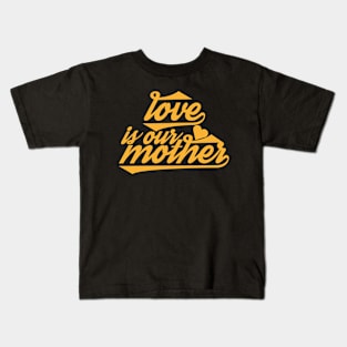 Mothers love typography swirl vintage Kids T-Shirt